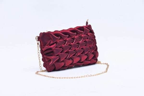 Firdous Hand bag Maroon - Image 3