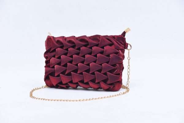 Firdous Hand bag Maroon - Image 2