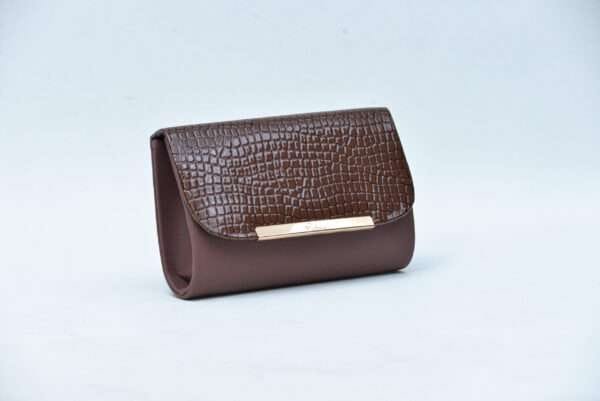 Firdous Clutch bag Brown - Image 4