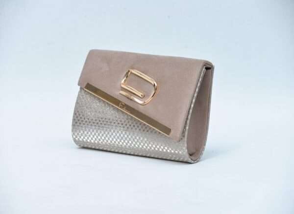 Firdous Clutch bag Peach Velvet
