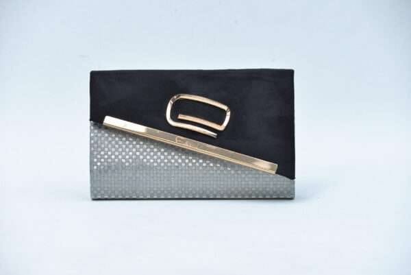 Firdous Clutch bag Black Velvet - Image 2