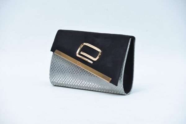 Firdous Clutch bag Black Velvet