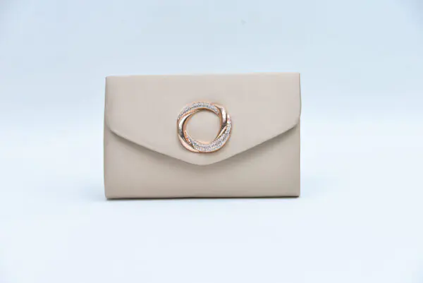 Firdous Clutch bag Cream - Image 2