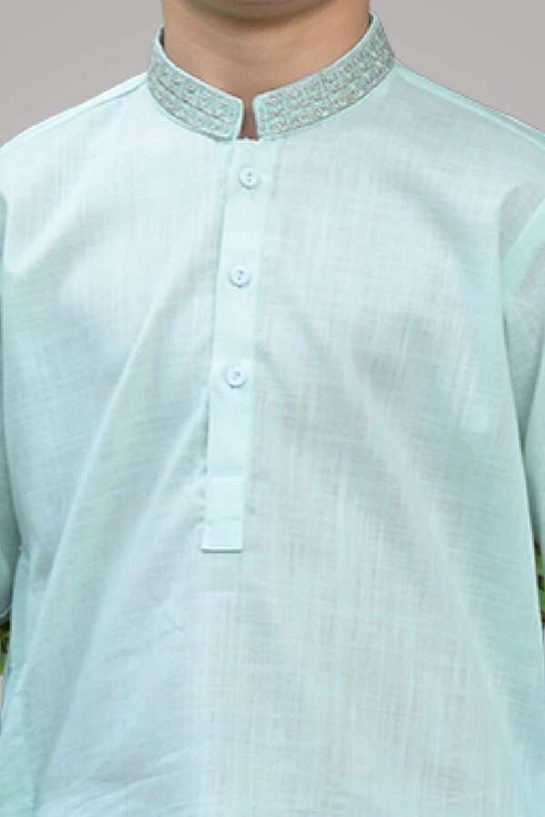 Kids Embroidery Kurta Shalwar - Image 3