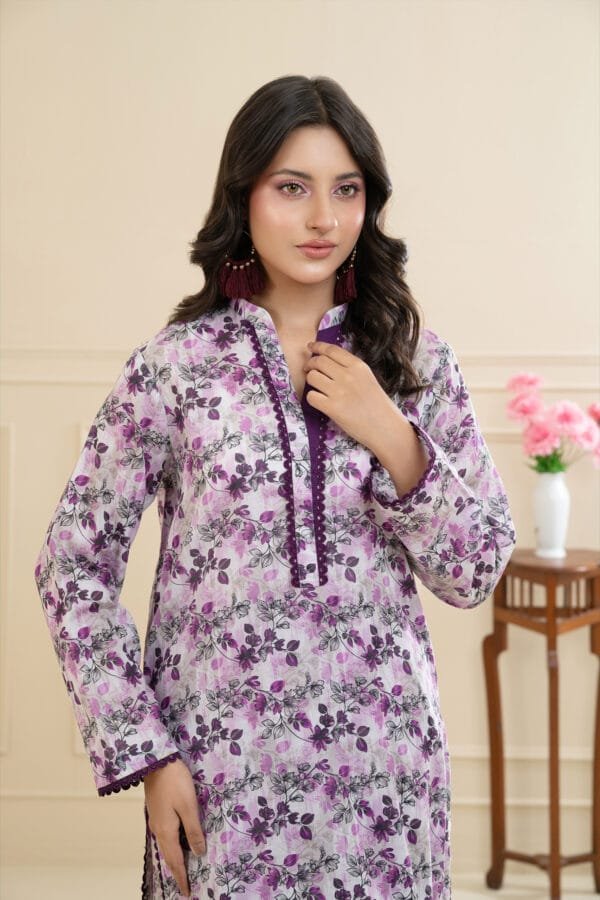 Summer Bloom Lawn Fabric - Image 4
